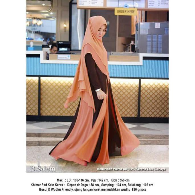 Baju Muslim Wanita / Gamis Syari Pesta Maxi Dres Aurelia Terbaru