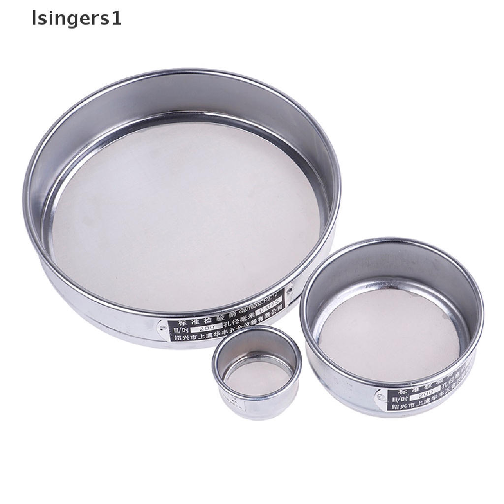 (lsingers1) 200 Mesh 0.074mm aperture Bahan stainless steel Ukuran 5-20cm