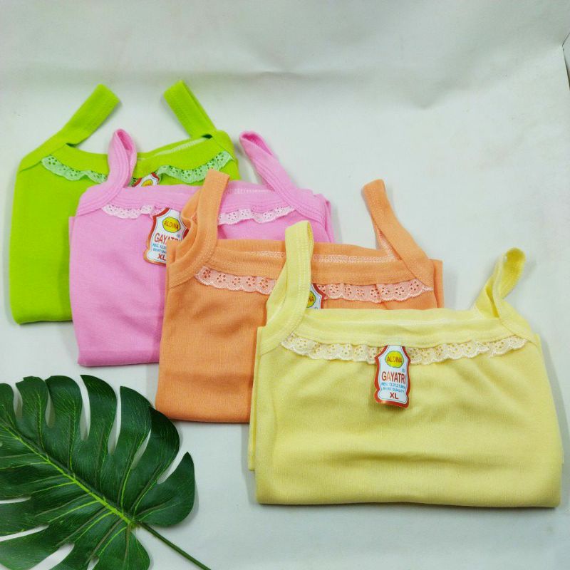 Kaos dalam tanktop anak /remaja /dewasa SMP SMA REMAJA kaos renda warna