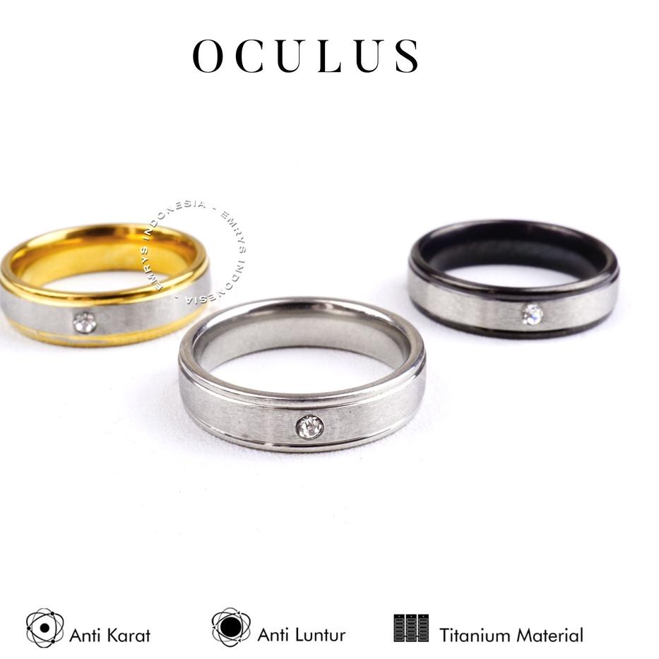 Emrys OCULUS Ring Cincin Titanium Pira Wanita ✓