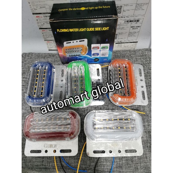 running led mobil kedip berjalan 24 volt