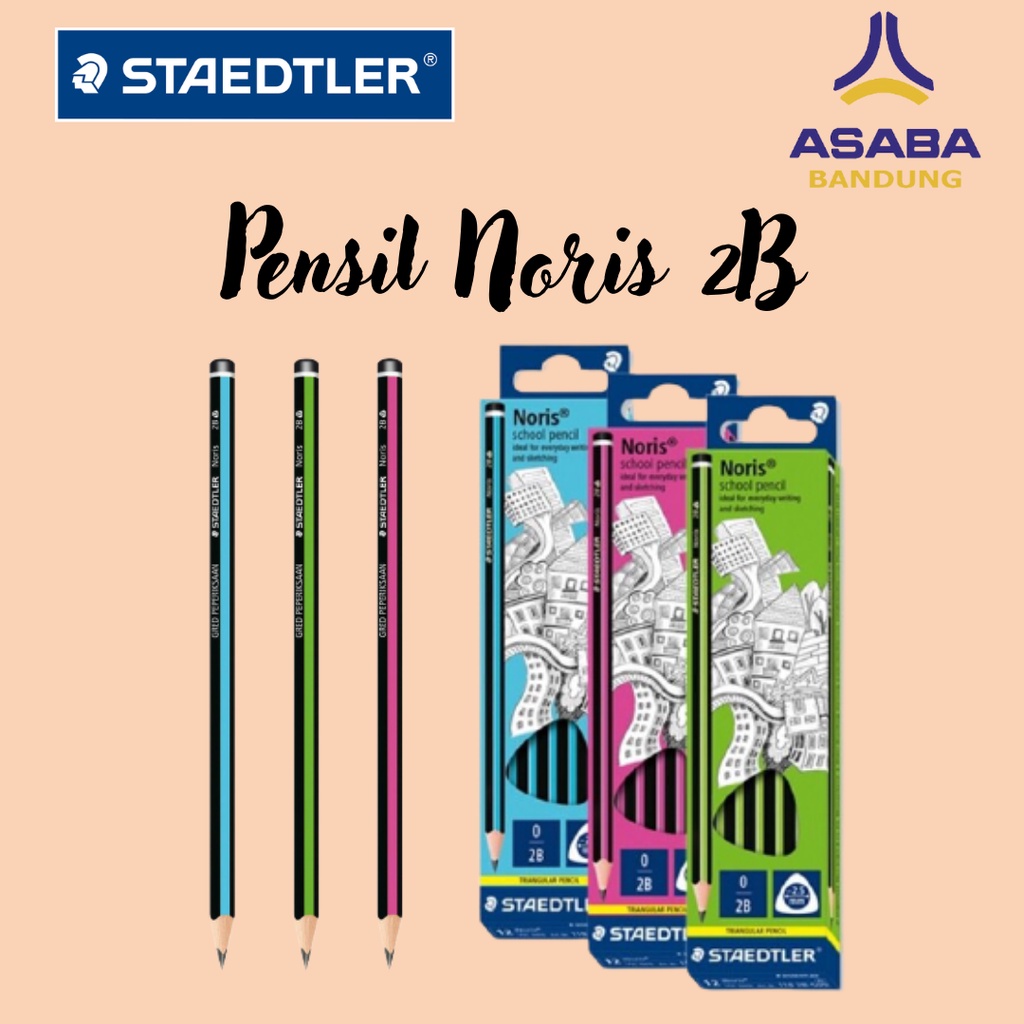 

Asaba Bandung - Staedtler Pensil 2B Noris / Pensil 2B / Pensil Anak