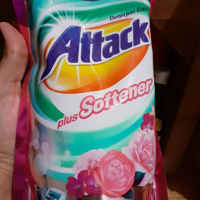 Attack plus Softener 800 ml ( Deterjen Cair )