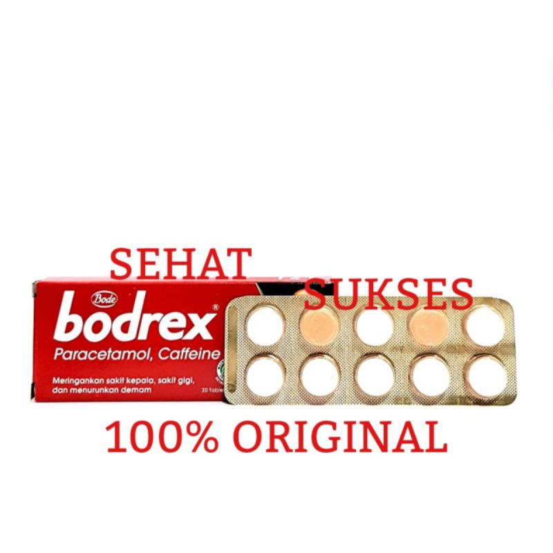 BODREX - OBAT SAKIT KEPALA, SAKIT GIGI (ISI 2 STRIP)