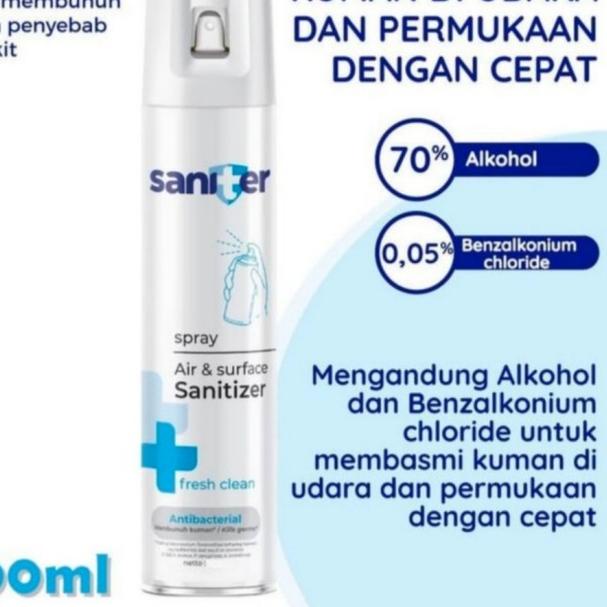 ➧ saniter spray 400ml ➴