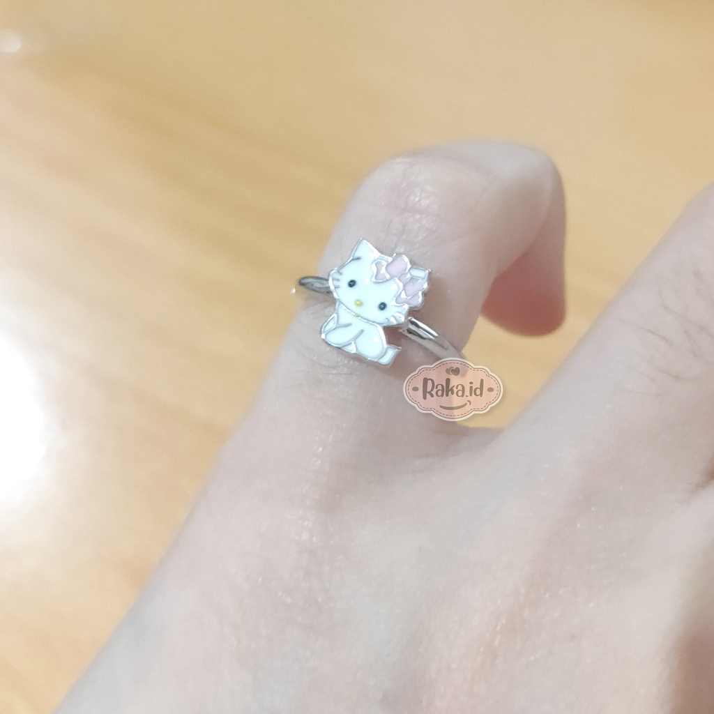 Cincin Anak Motif Hello Kitty Pita Pink Perhiasan Cantik Anak 854