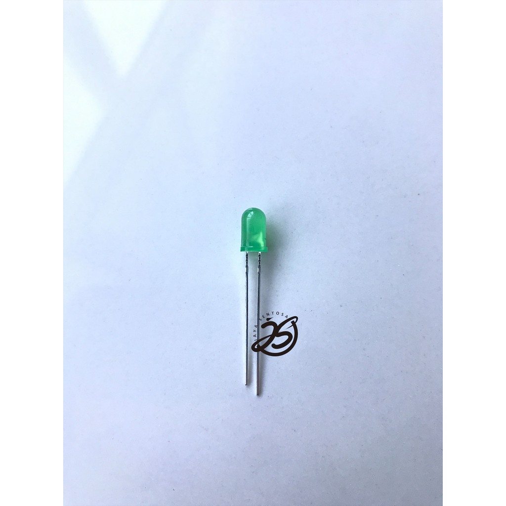 LED 5MM SUPER HIJAU KEPALA HIJAU SUPER TERANG HARGA 1 BUAH