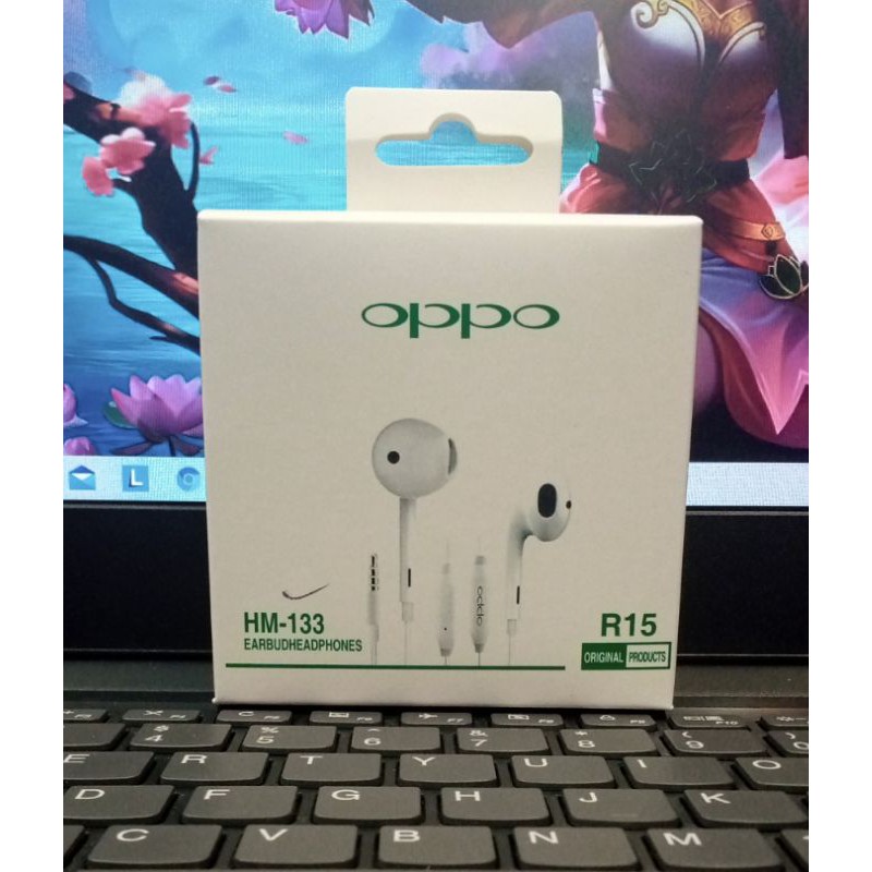 Handsfree Earphone Handset Brand MH133 Oppo Extra Bass