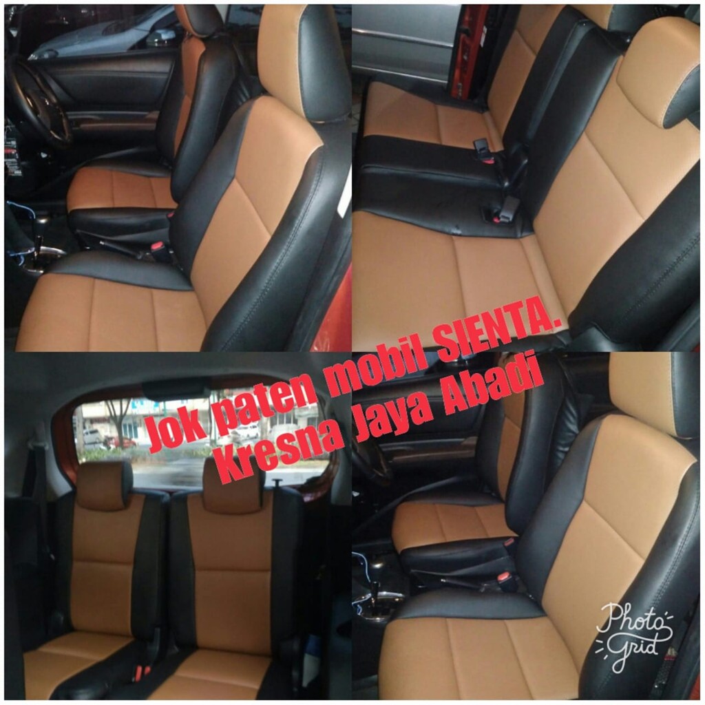 JOK PATEN JOK PERMANEN SIENTA BAHAN MBTECH LEDERLUX