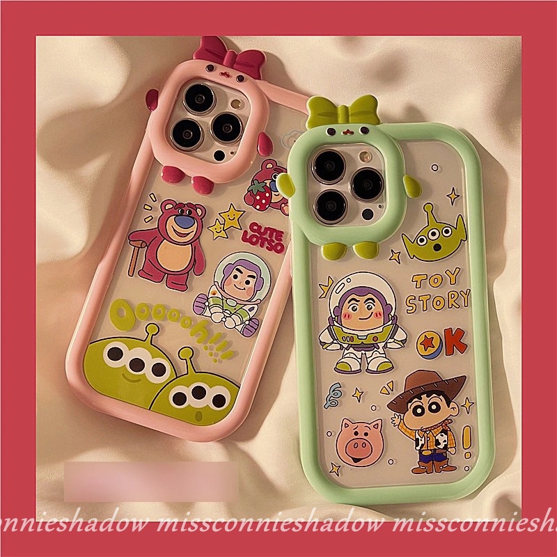 Soft Case Motif Kartun Monster Untuk OPPO A57 A17 A77 A96 A16K A12 A15 A55 A95 A74 A76 Reno 7 5F 5 4F A53 A5 A16 A15s A31 A16E A52