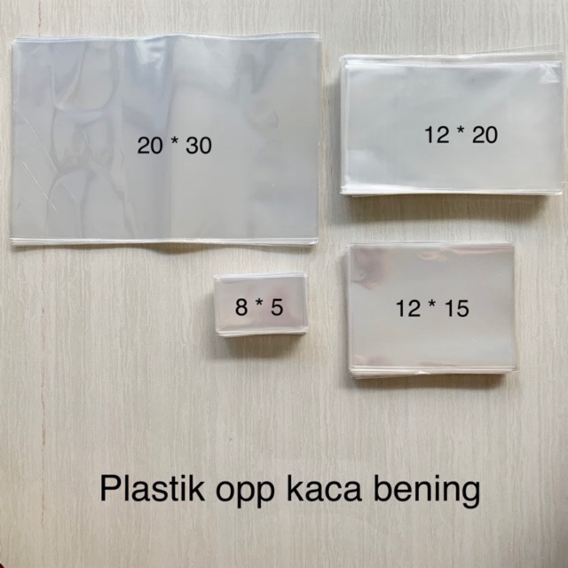 PLASTIK KEMASAN AKSESORIS BENING KACA OPP