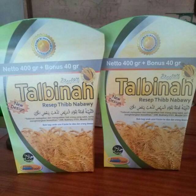 

TALBINAH Resep Thibb Nabawy 400gr + 40gr Tepung Gandum Maag Kronis