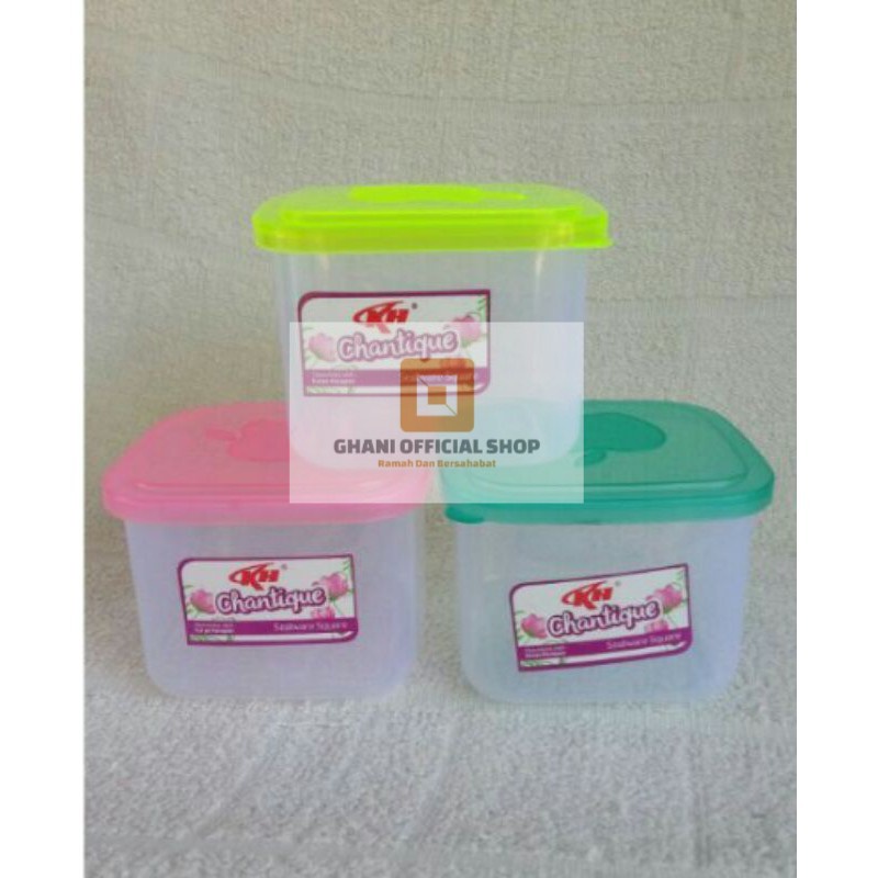 ( G.O.S ) Toples Kotak 500 Ml/Sealware 500 ML/Tempat Bumbu Kecil ( COD )