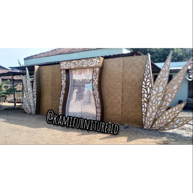 Gebyok karet (spon eva) kualitas bagus