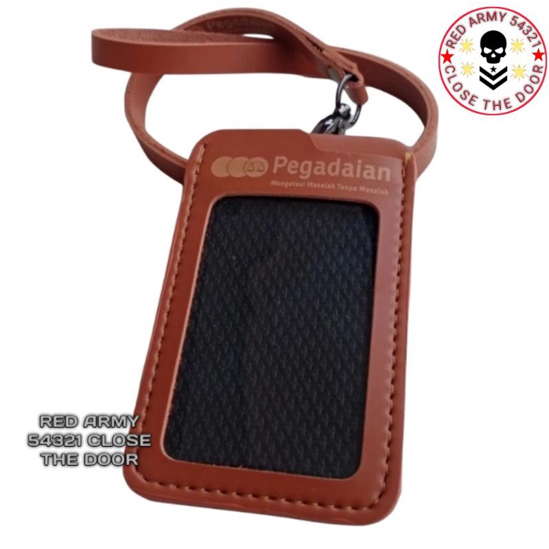 

Holder ID Card - Tali Lanyard Nametag Logo PEGADAIAN