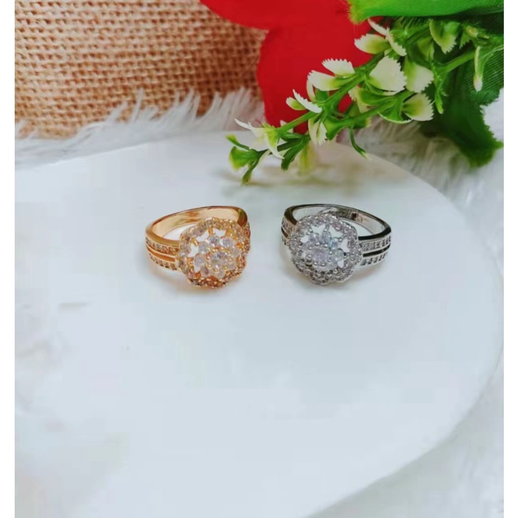 Cincin Xuping Mata Full Lapis Emas Perhiasan Fashion 1251