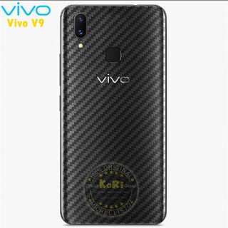 Garskin Carbon Vivo V9 Skin Back 3D Film Anti Gores