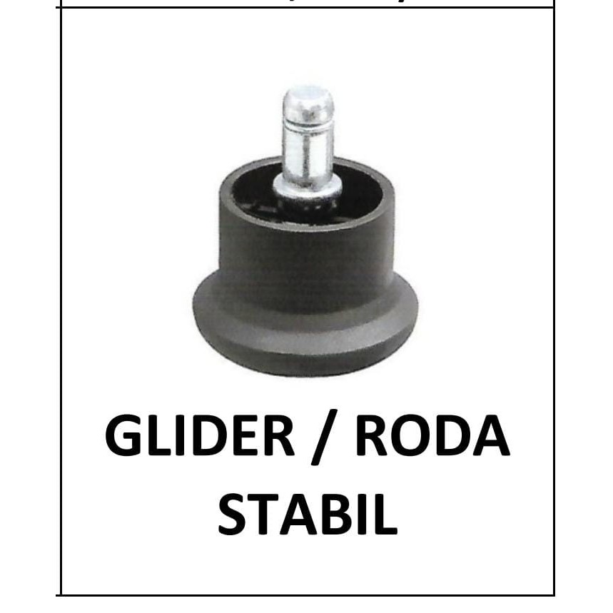 Roda stabil / Glider Kursi Kantor
