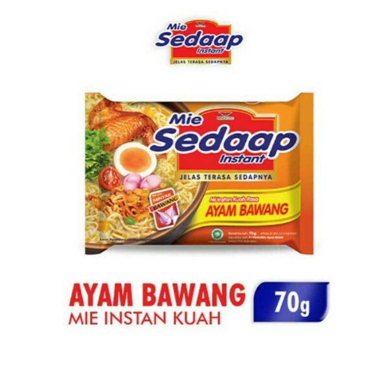

Sedaap Mie Instant Ayam Bawang 70 g