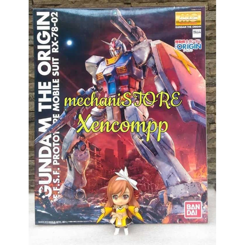 MG Gundam The Origin RX-78-2 / RX78 BANDAI RX 78 origin gundam