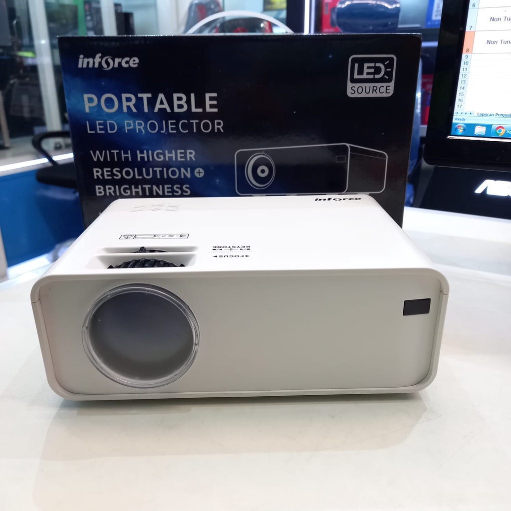 INFORCE AN-10 TV Tuner Mini Projector - Proyektor