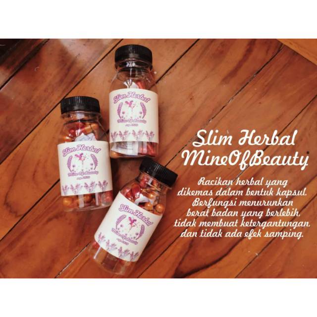 Slim Herbal (Tidak Membuat Ketergantungan) || OWNER TURUN 8.3KG!!
