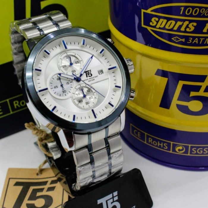 Jam Tangan Pria T5 H3451 T5 H 3451 original bergaransi free tin box