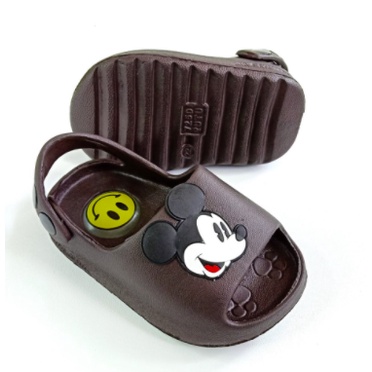 YT-725D-2 YUTU Sandal Selop Anak Cewek Cowok bunyi Cit Cit Karakter MICKEY Size 19-24