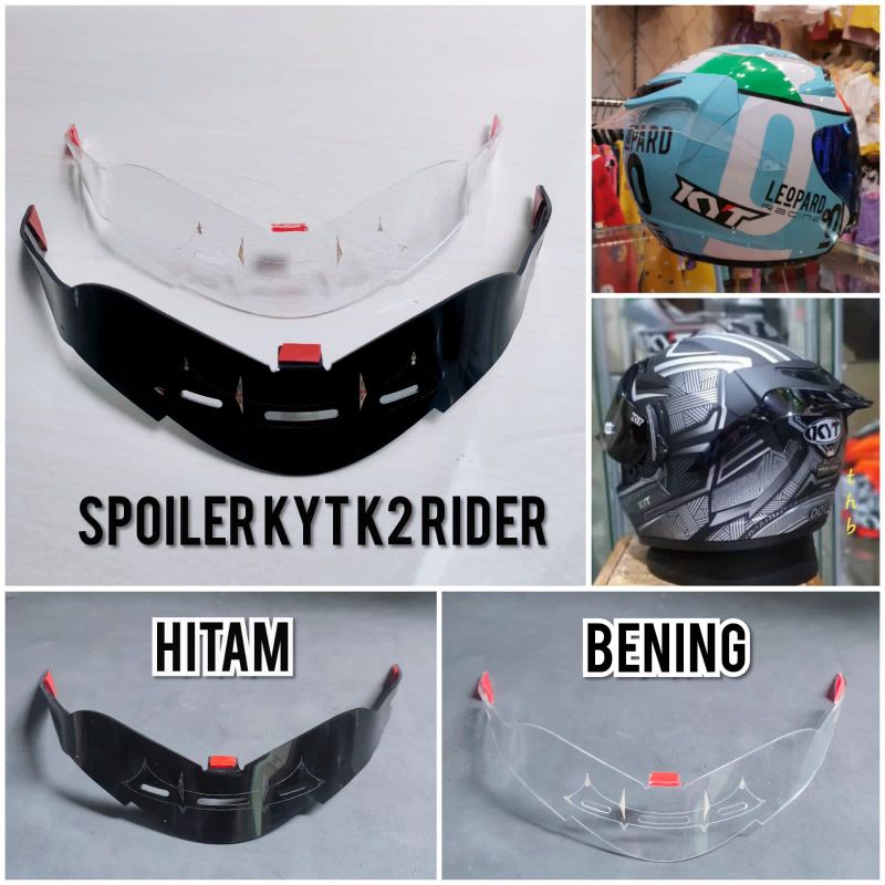 Jual SPOILER KYT K2 RIDER SPOILER K2R PNP KYT VENOM OPEN | Shopee Indonesia