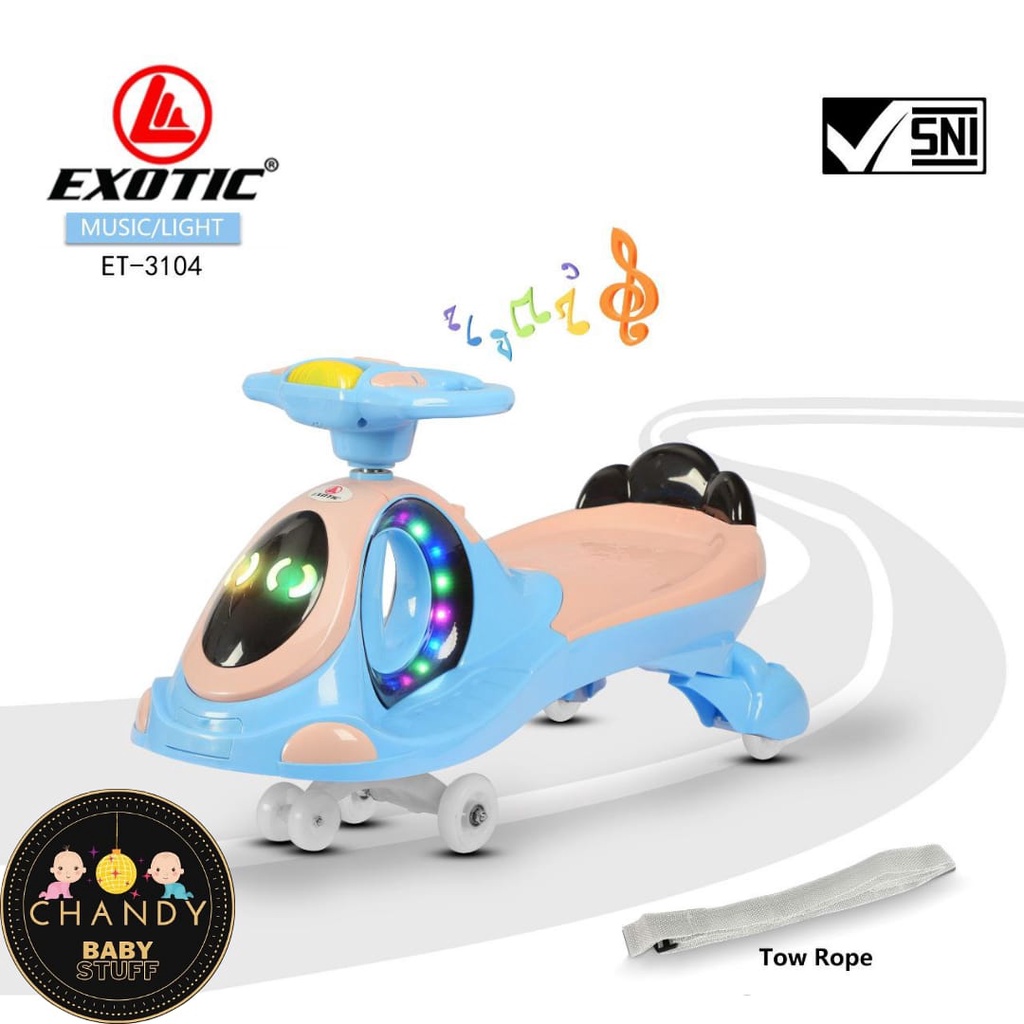 SWING CAR ET-3104 EXOTIC RIDE ON TOYS