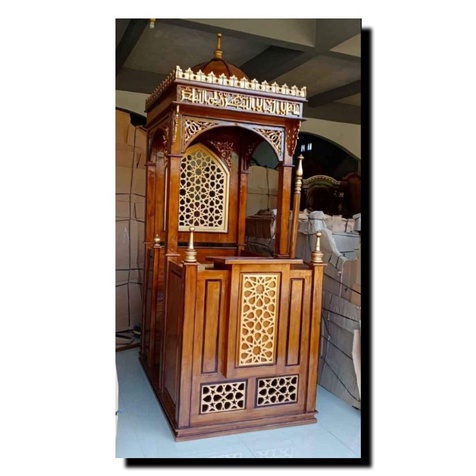 MIMBAR MASJID MIMBAR JATI MIMBAR MINIMALIS MIMBAR UKIR JATI
