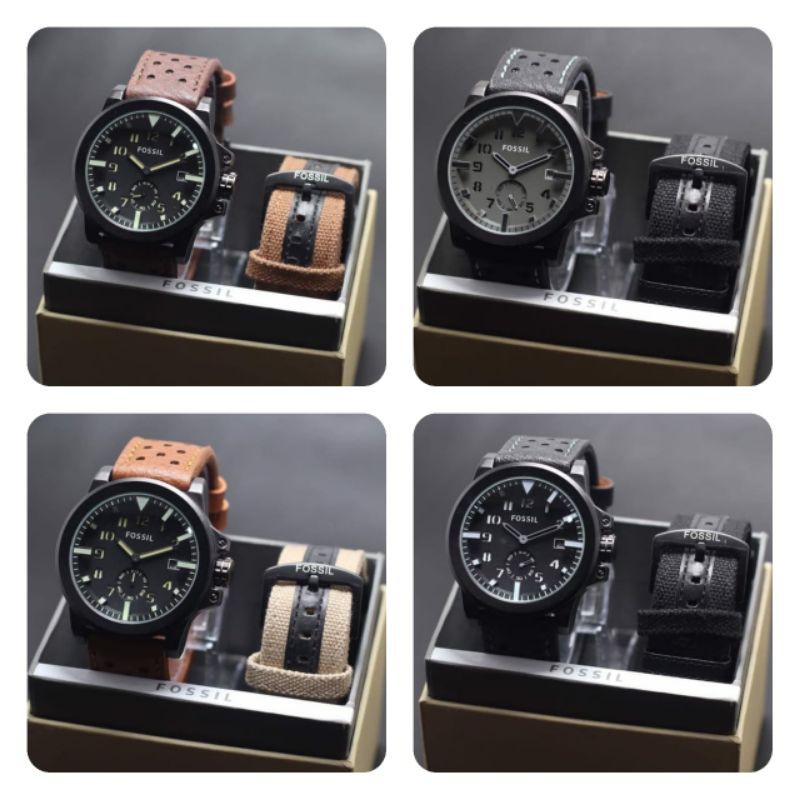 jam tangan terbaru FossiI  paket 4,5cm IDR 140.000