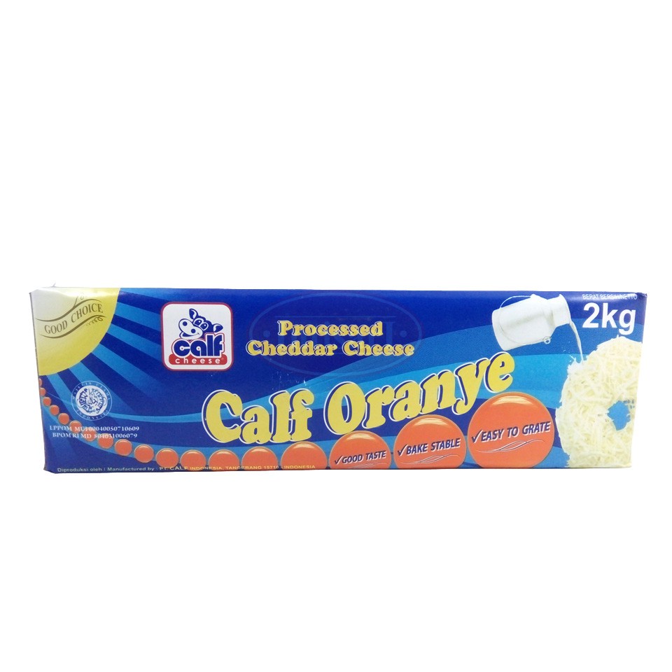 

CALF CHEDDAR ORANGE 2KG