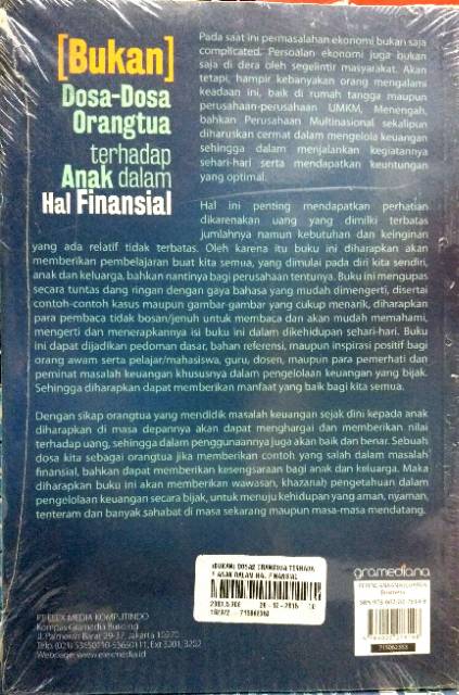 Bukan Dosa-dosa Orangtua terhadap Anak dalam Hal Finansial - Agus Prijanto