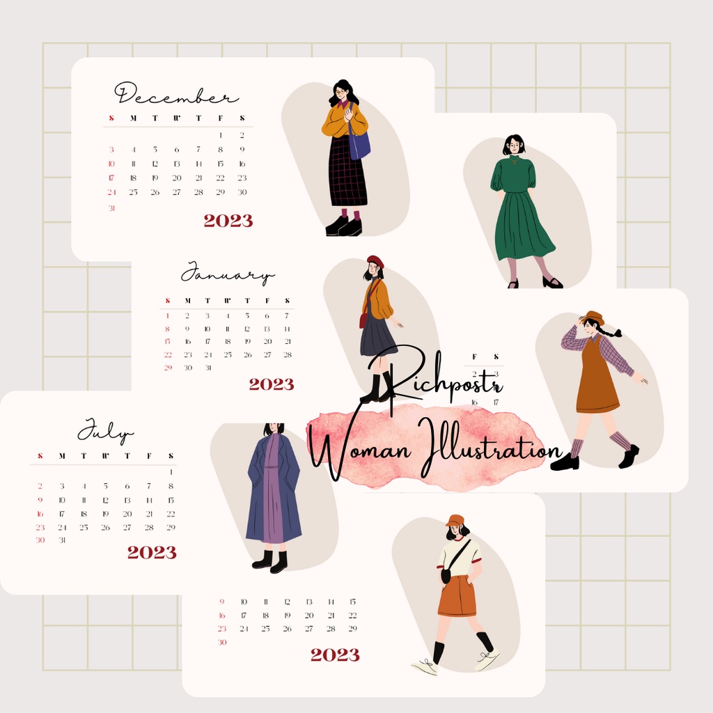 

PLANNER KALENDER AESTHETIC 2023 (12 HALAMAN) - TEMA VOL.2 CUTE & COLORFUL untuk Journaling hiasan di meja dinding estetik perlengkapan kalender cewe perempuan wanita girlytahunan lucu anak muda richpostr