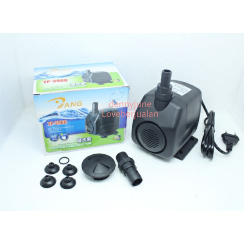 YANG YP 3900 YP3900 60W 2800LH Pompa Aquarium Akuarium Power Head Filter Kolam Ikan Hias