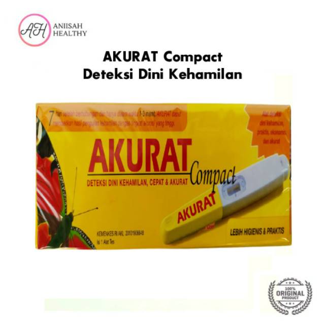 Akurat Compat &gt; Testpack Kehamilan Akurat &gt; Testpack Akurat Compact &gt; Tes Hamil  &gt; Tespek