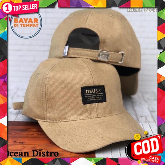 Topi Pria/ Topi Baseball Otsky/ Topi Distro Pria/Wanita Kekinian (Unis Topi Distro Deus Pria/Topi