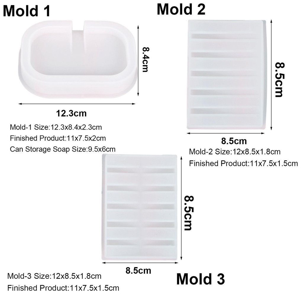 Preva Soap Dish Mold Shower Soap Saver Self Draining Rak Sabun Tempat Sabun Cetakan