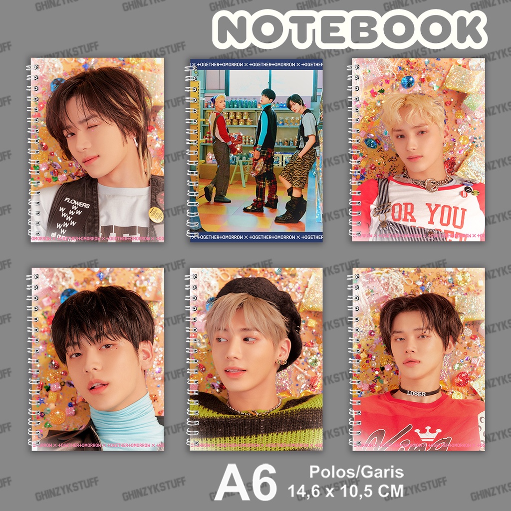 

Notebook KPOP TXT The Chaos Chapter- FIGHT OR ESCAPE (Escape ver.) Seri 2 Ukuran A6 (10.5x14.5cm) KPOP Merchandise