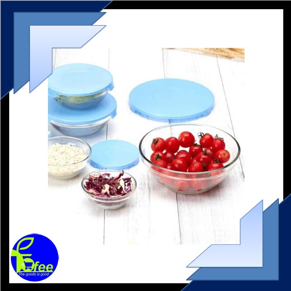 [IMPORT] - Bowl Set MANGKOK KACA BERANAK / MANGKOK KACA SET ISI 5 - GLASS BOWL SET 5IN1