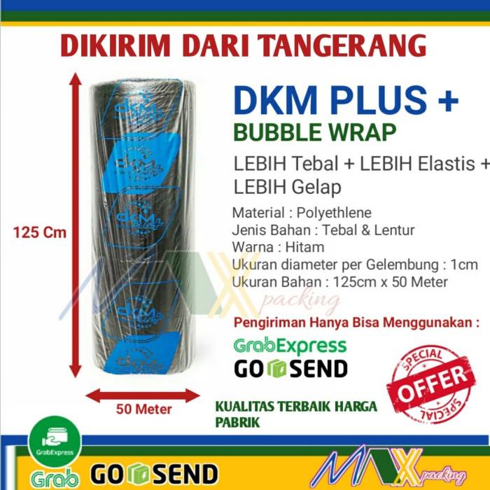 

Wrap Bubble Wrap Hitam Murah Premium Quality Khusus Grab/Gojek 125Cm X 50M