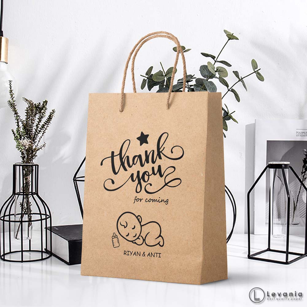 Paperbag Size 13 x 6 x 16cm Custom Design Suka2 Paper Bag Tas