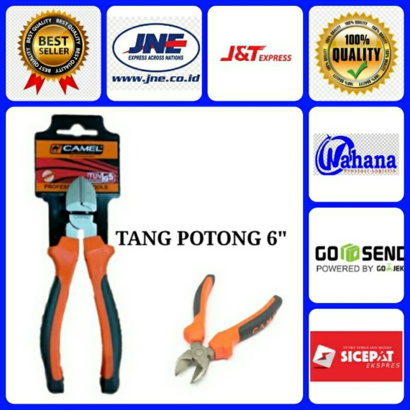 Tang Potong 6&quot; Camel/Tang Potong Kabel/Tang Jepit /Tang Potong Bagus Murah