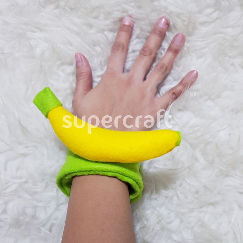 Bando Pisang Kostum Buah Pisang Bando Buah kostum Pisang Bando Karakter Buah Buahan Banana Headband