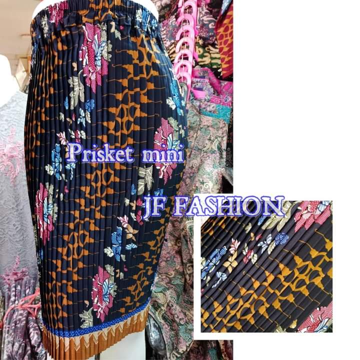 (BISA COD) Banyak Motif) Rok Plisket Pendek / Rok Pendek / Rok Wanita / Rok Batik / Rok Rempel / Rok