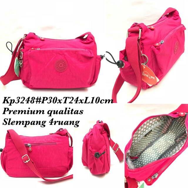 Tas selempang Kipling 3248. 30x24x10cm. 110ribu