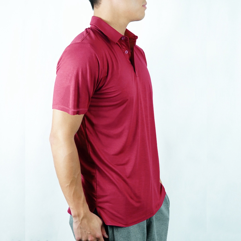 Trijee Men Polo Adler - Maroon Red