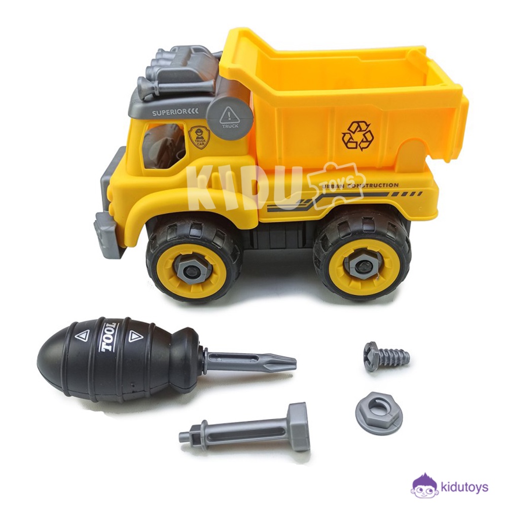 Mainan Truck Konstruksi Construction Truck Molen Dump Truck Kidu Toys