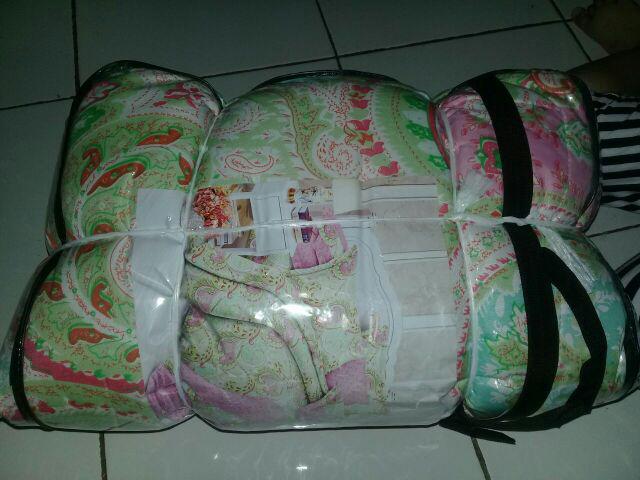 Promo Murah Bedcover Set Ukuran ( 180x200 ) King Size Motif Elegant Best Seller Katun Poly Import 80